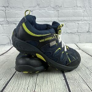 MERRELL CHAMELEON LOW LACE Waterproof‎ Boys Size 11M Blue Hiking Shoes
